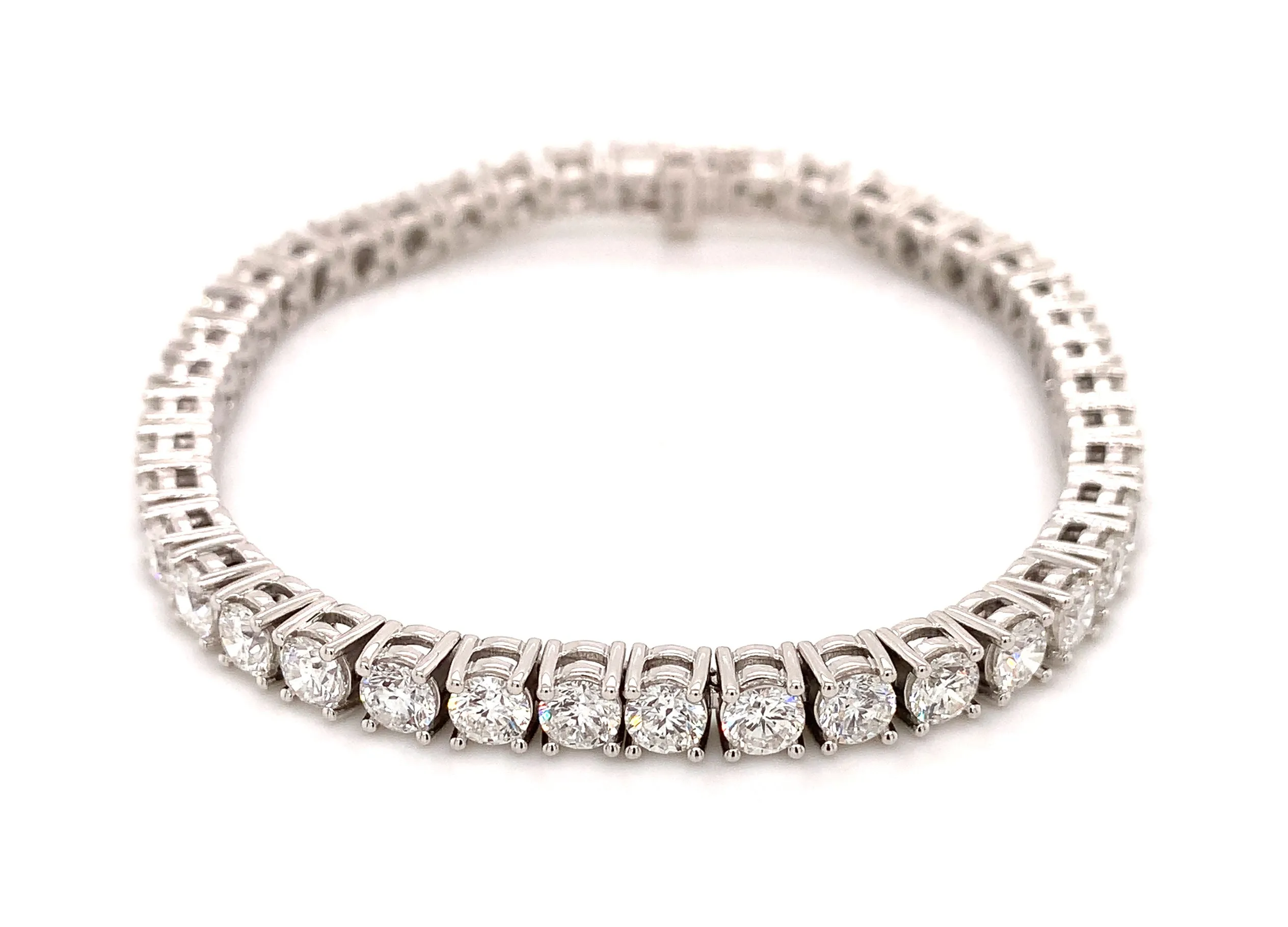10.00ct t.w. Diamond Tennis Riviere Line Bracelet