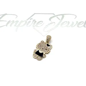 10KT KITTY PENDANT