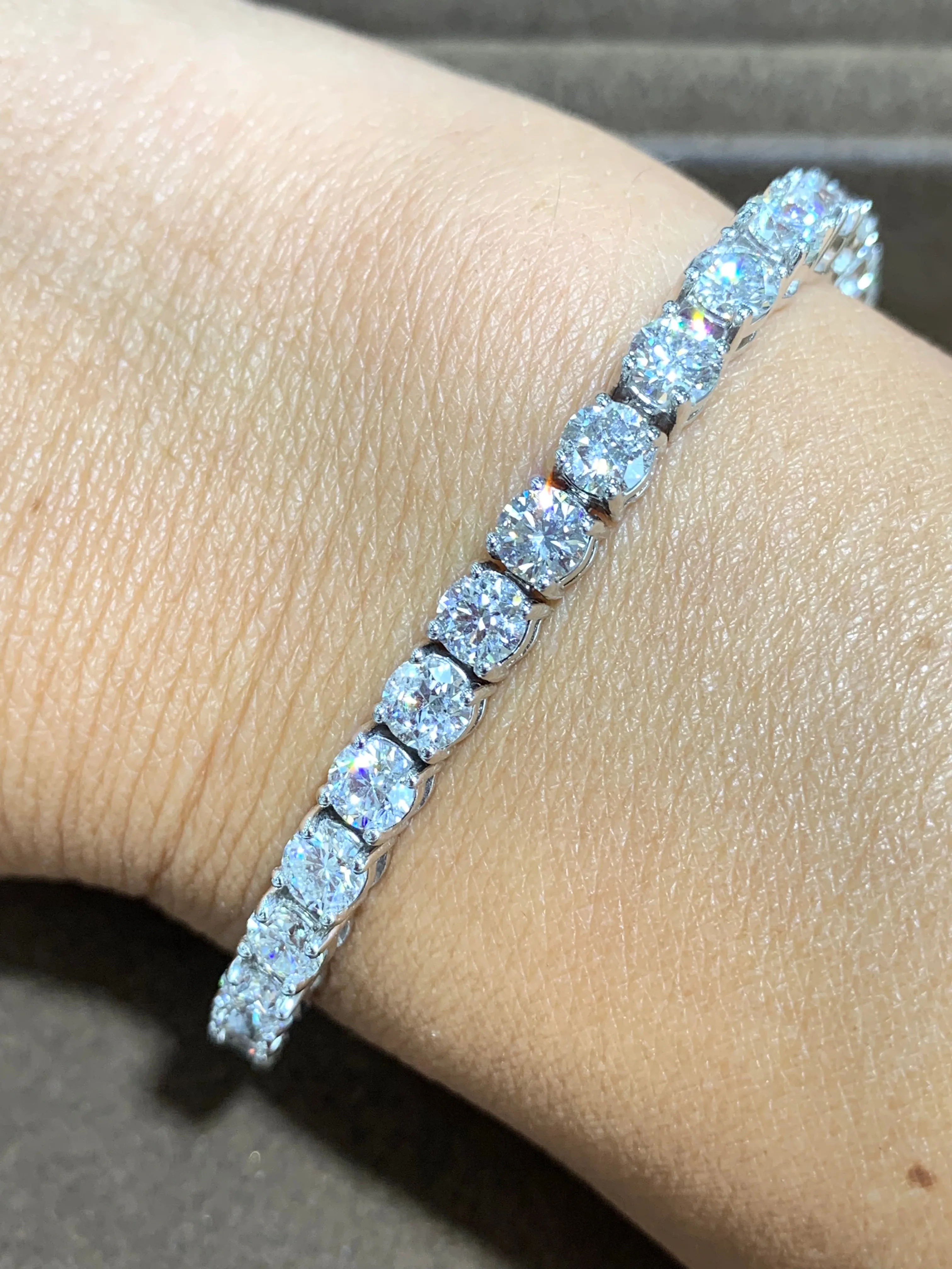 12.18ct t.w. Diamond Tennis Line Riviera Bracelet