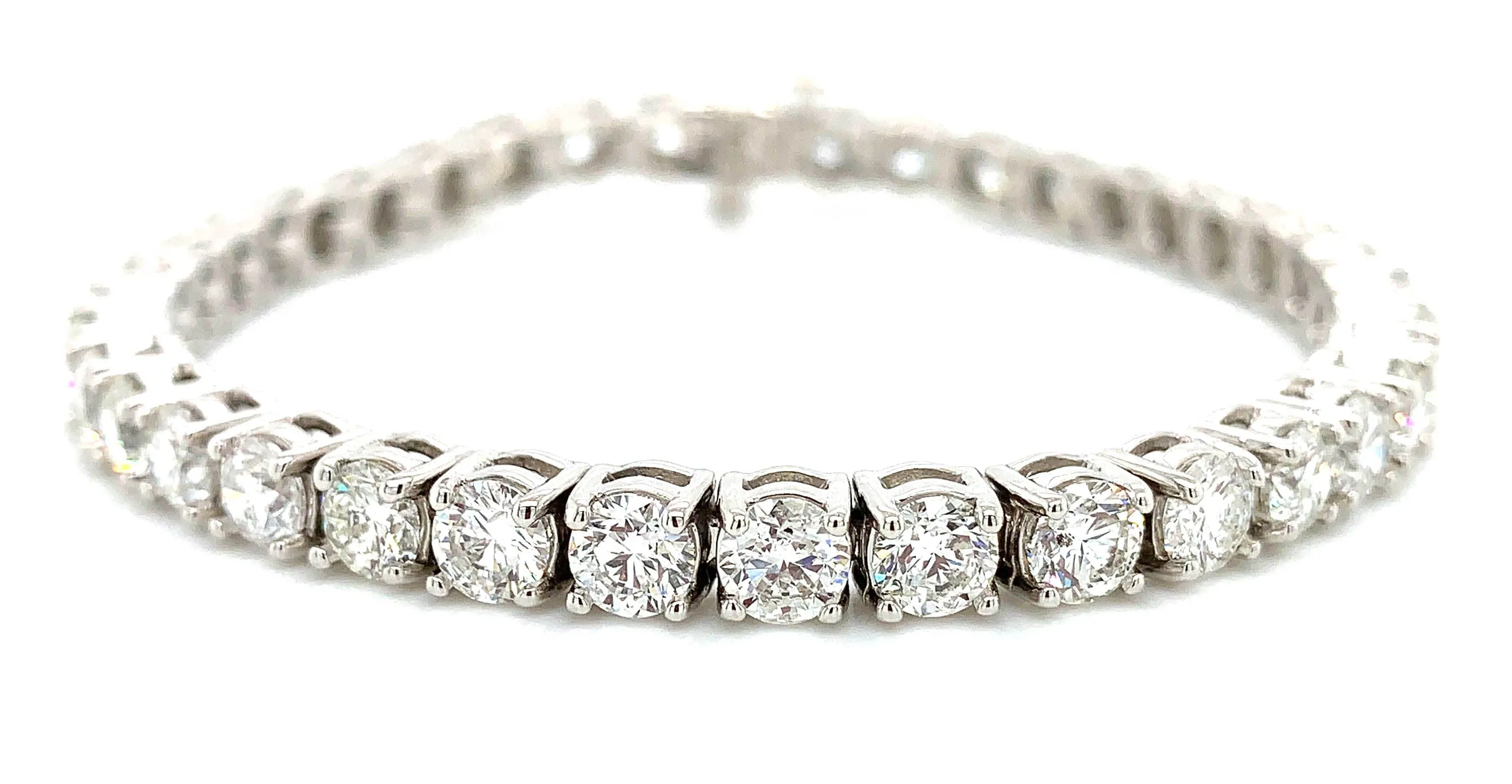 12.18ct t.w. Diamond Tennis Line Riviera Bracelet