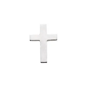 14k Yellow Gold 18x12mm Cross Lapel Pin