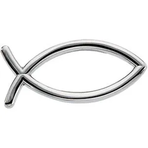 14k Yellow Gold 7.5x16.5mm Fish Lapel Pin