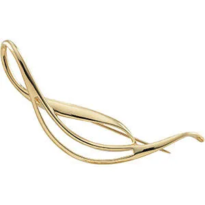 14k Yellow Gold Fashion Brooch