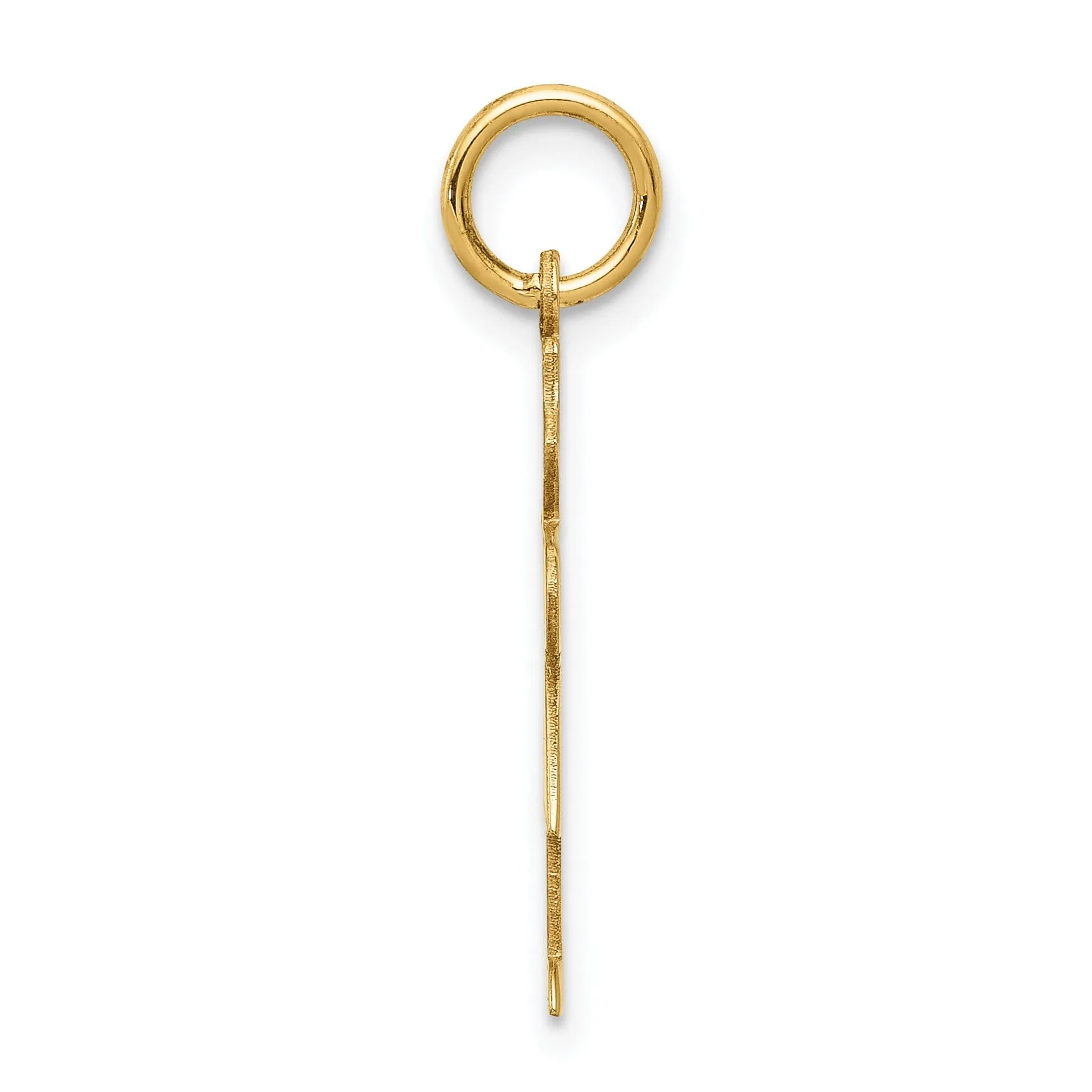 14k Yellow Gold It's a Girl Hugs Charm