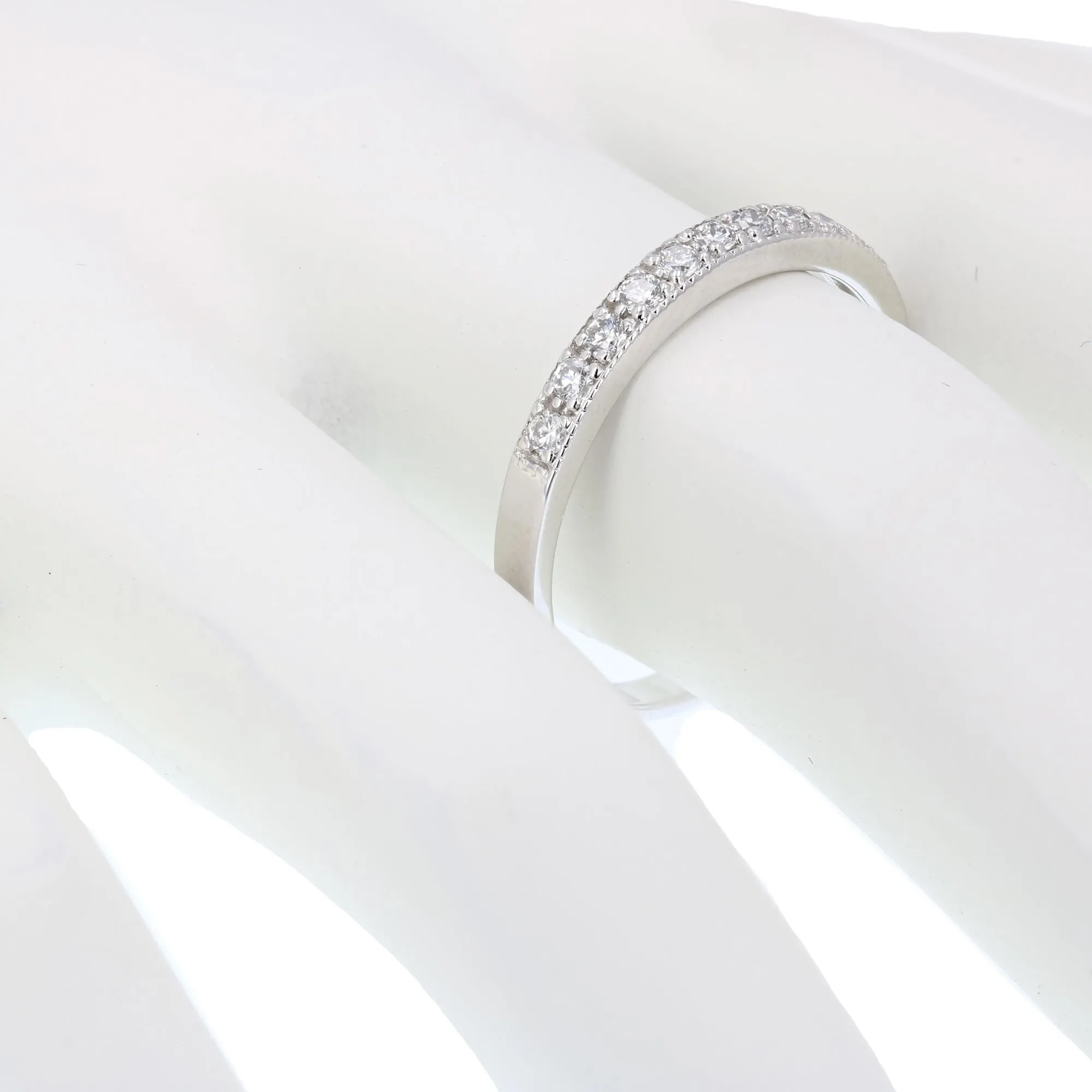 1/6 cttw Half Eternity Petite Diamond Band