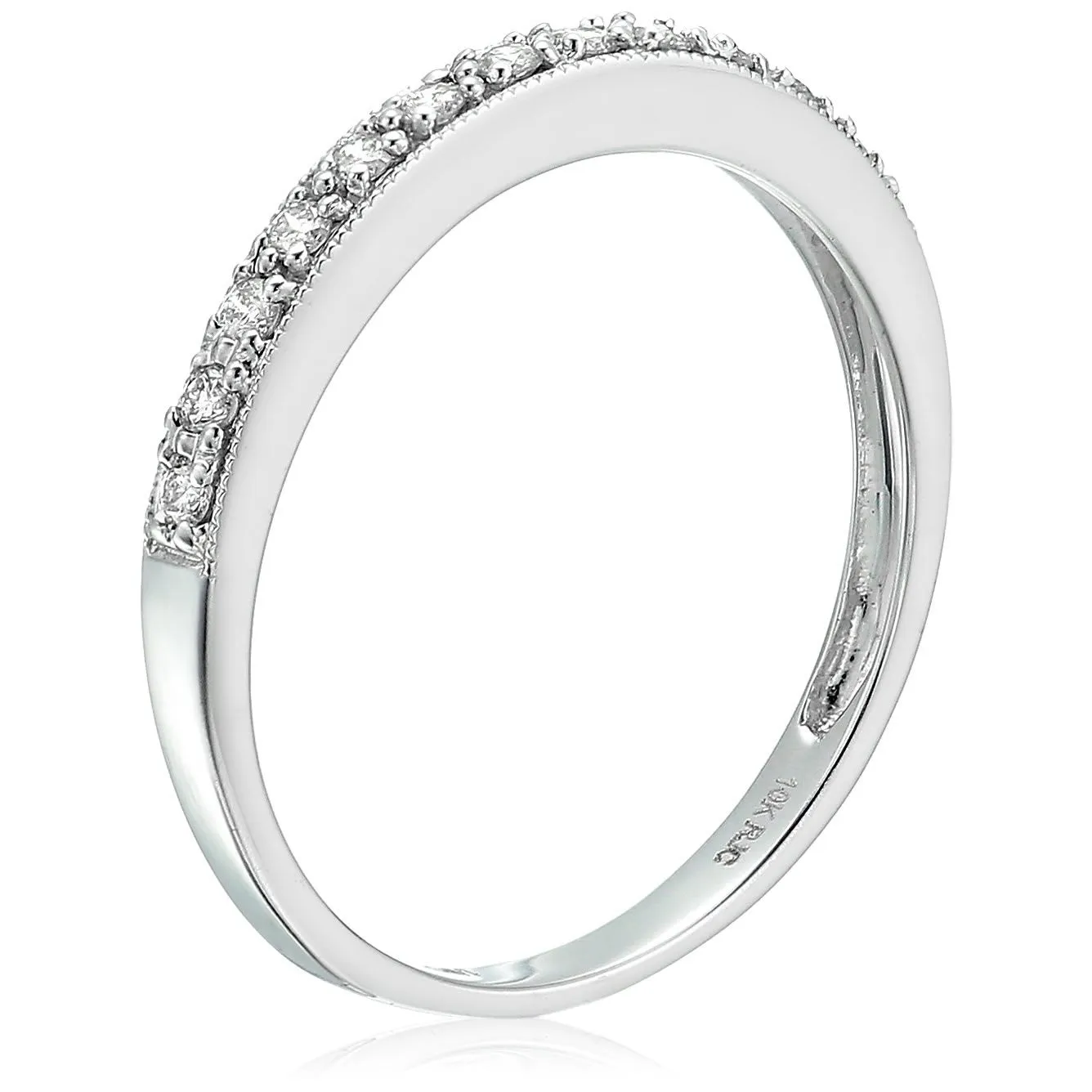 1/6 cttw Half Eternity Petite Diamond Band