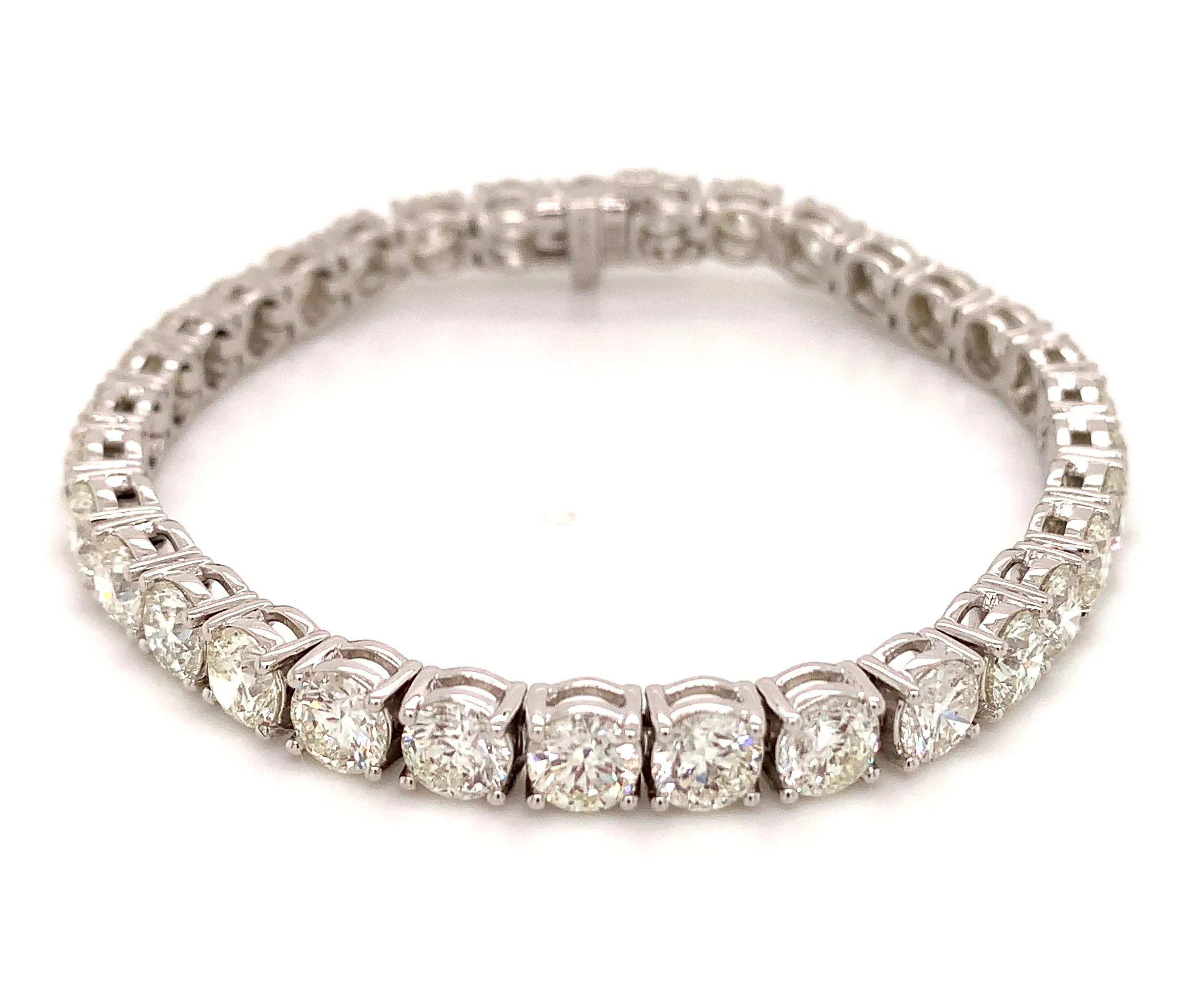 16.99ct t.w. Diamond Tennis Riviere Line Bracelet