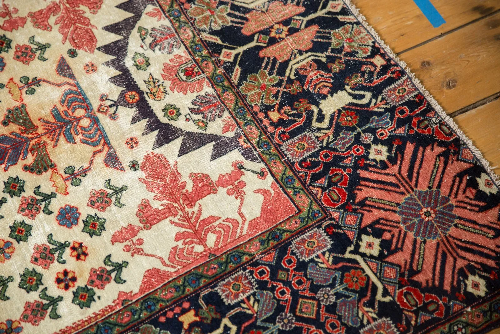 4x6 Antique Farahan Sarouk Rug