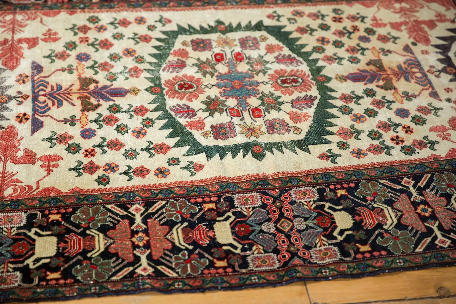 4x6 Antique Farahan Sarouk Rug