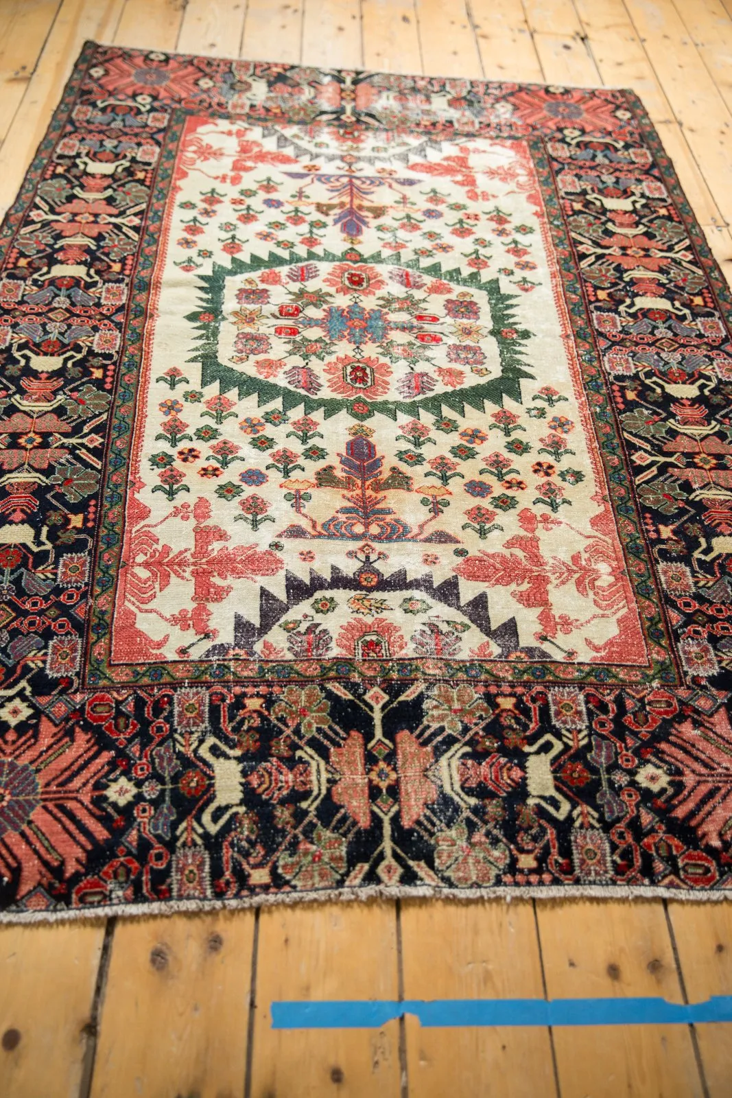 4x6 Antique Farahan Sarouk Rug