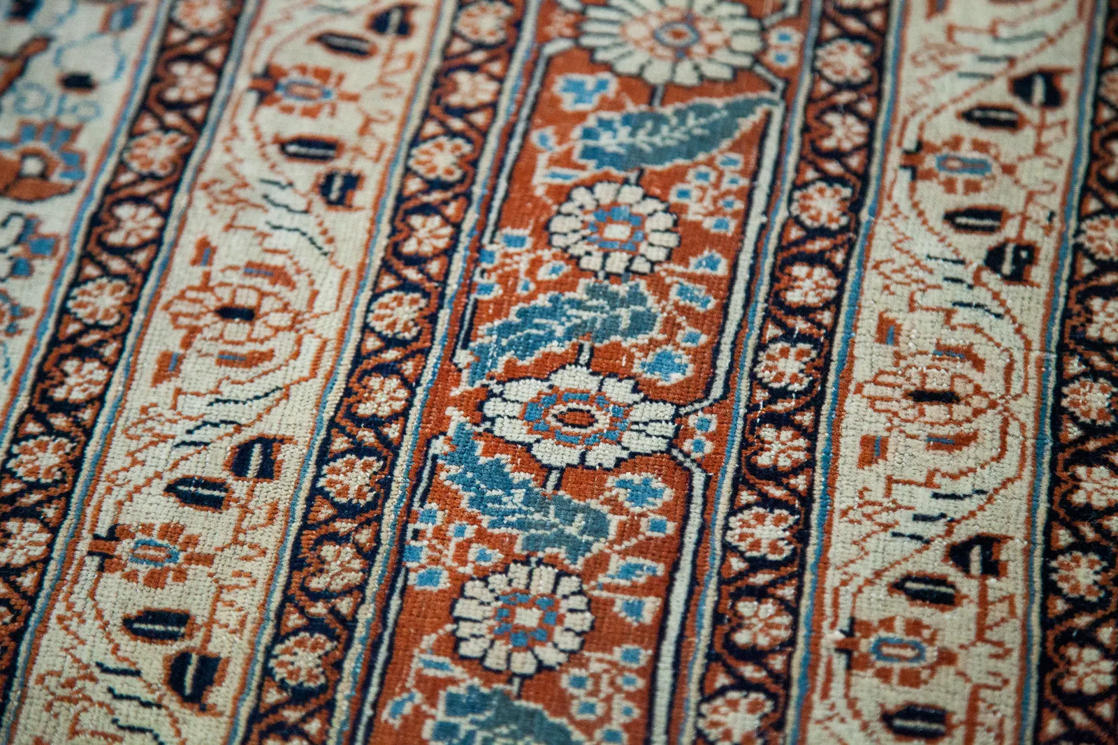 4x6 Fine Antique Haji Jalili Tabriz Rug