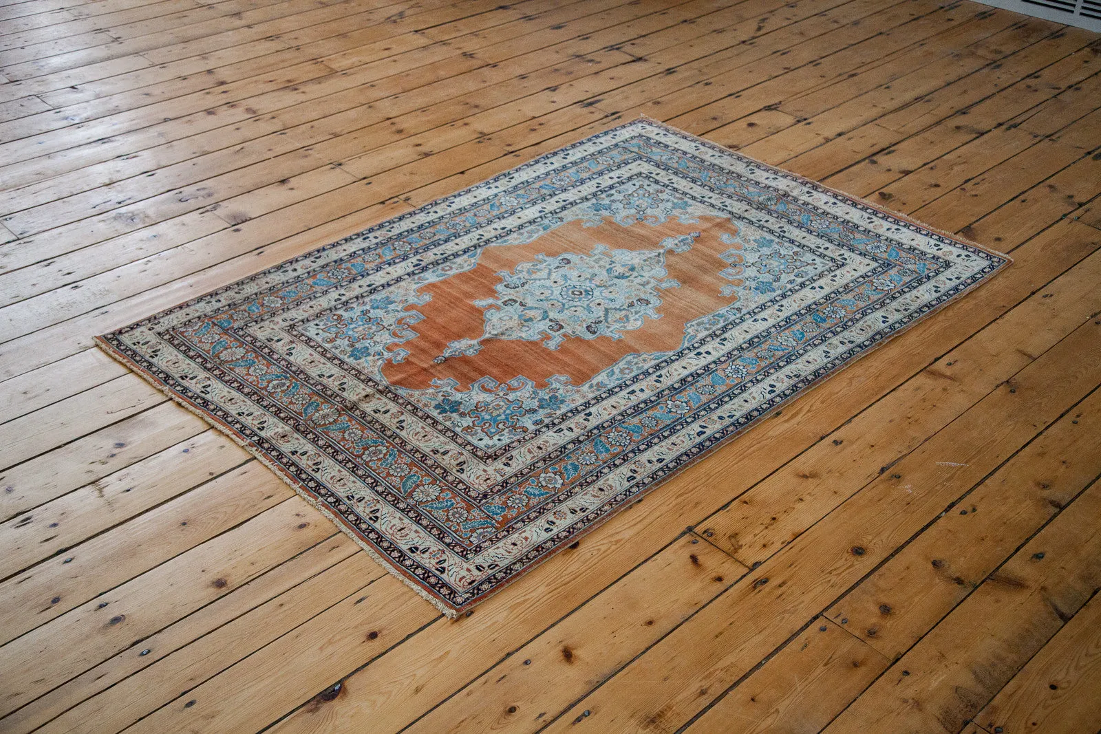 4x6 Fine Antique Haji Jalili Tabriz Rug