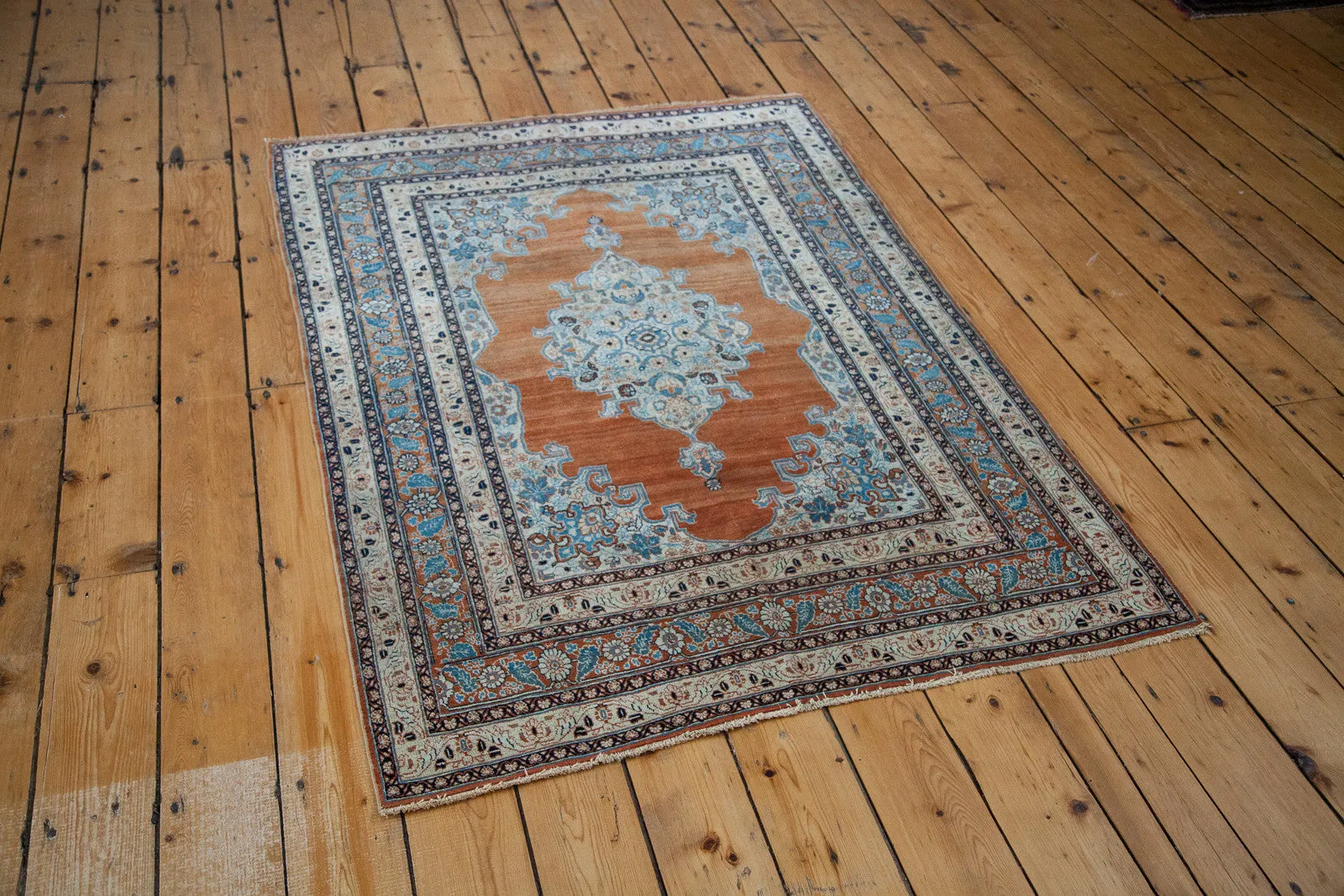 4x6 Fine Antique Haji Jalili Tabriz Rug