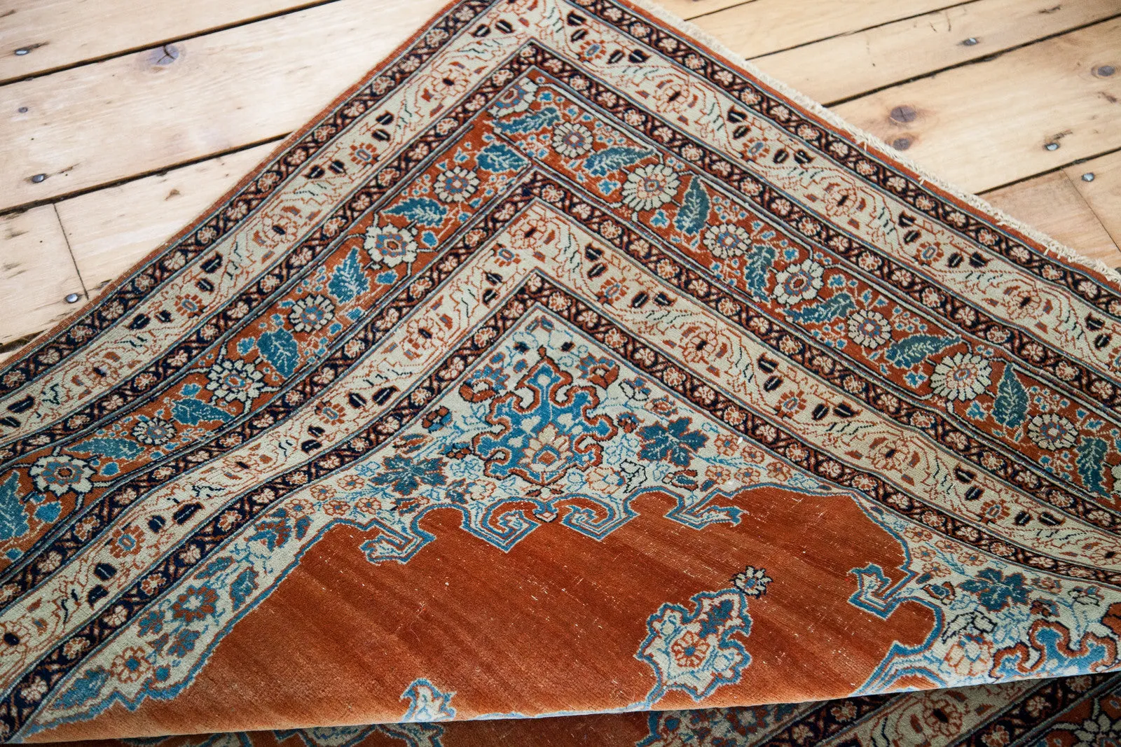 4x6 Fine Antique Haji Jalili Tabriz Rug