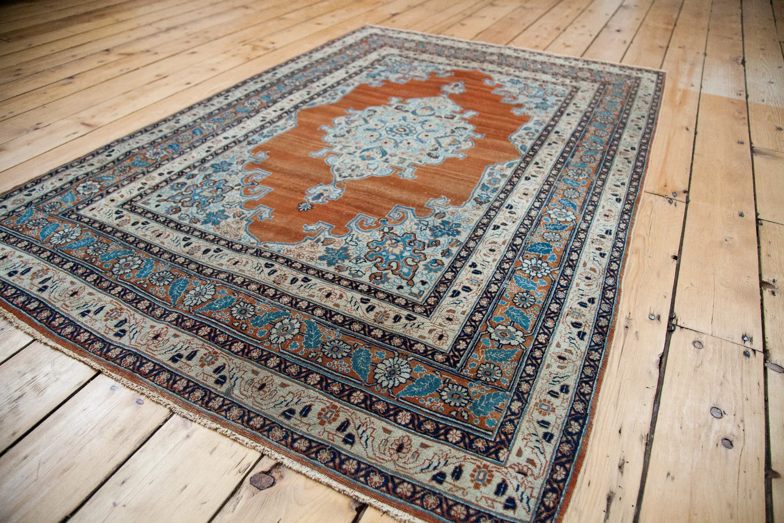 4x6 Fine Antique Haji Jalili Tabriz Rug