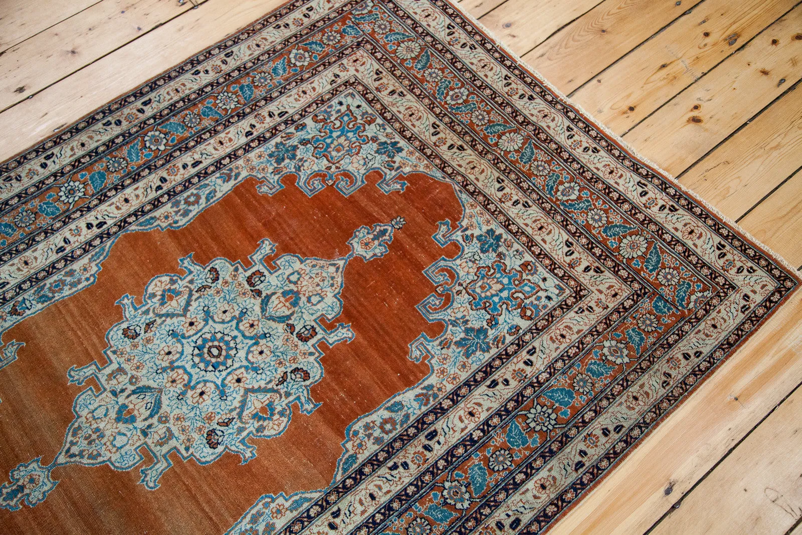4x6 Fine Antique Haji Jalili Tabriz Rug