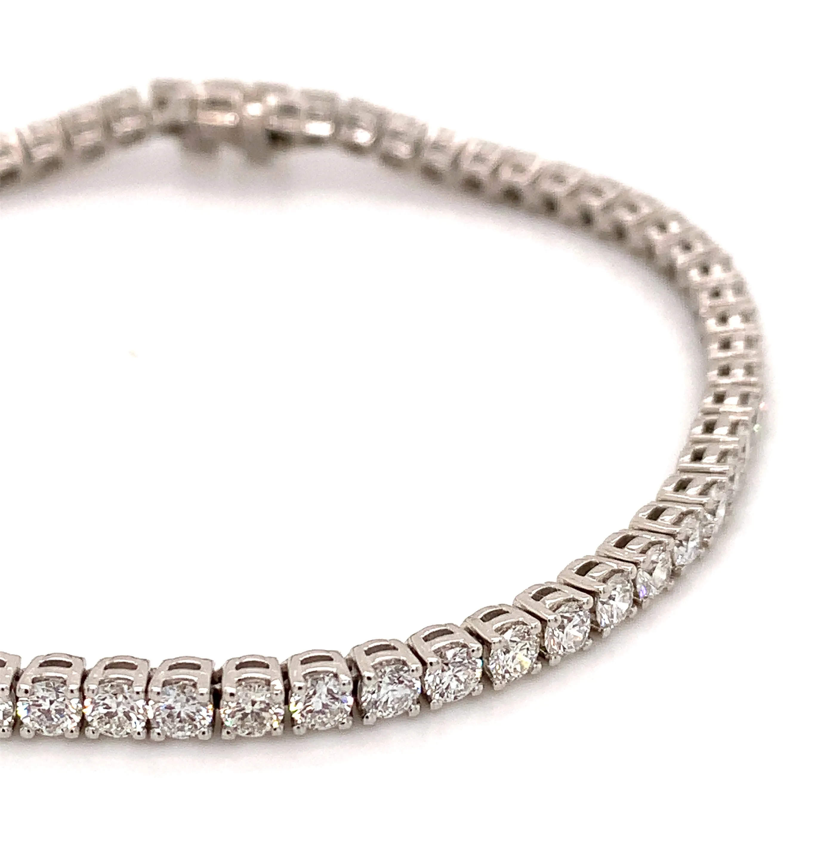 5.04ct t.w. Diamond Tennis Riviere Line Bracelet