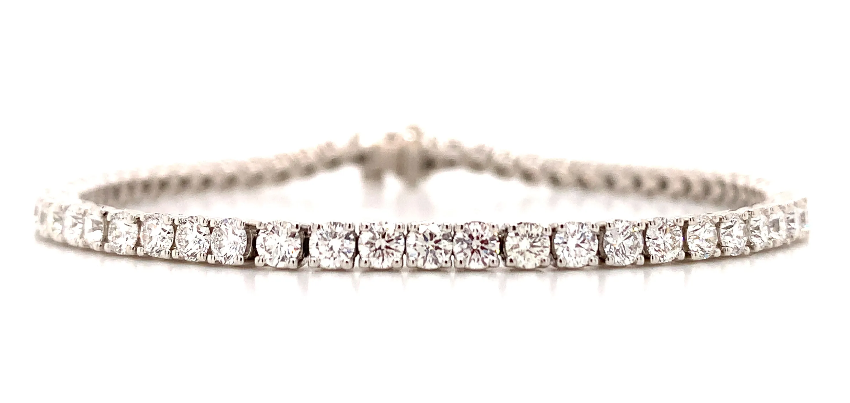 5.04ct t.w. Diamond Tennis Riviere Line Bracelet
