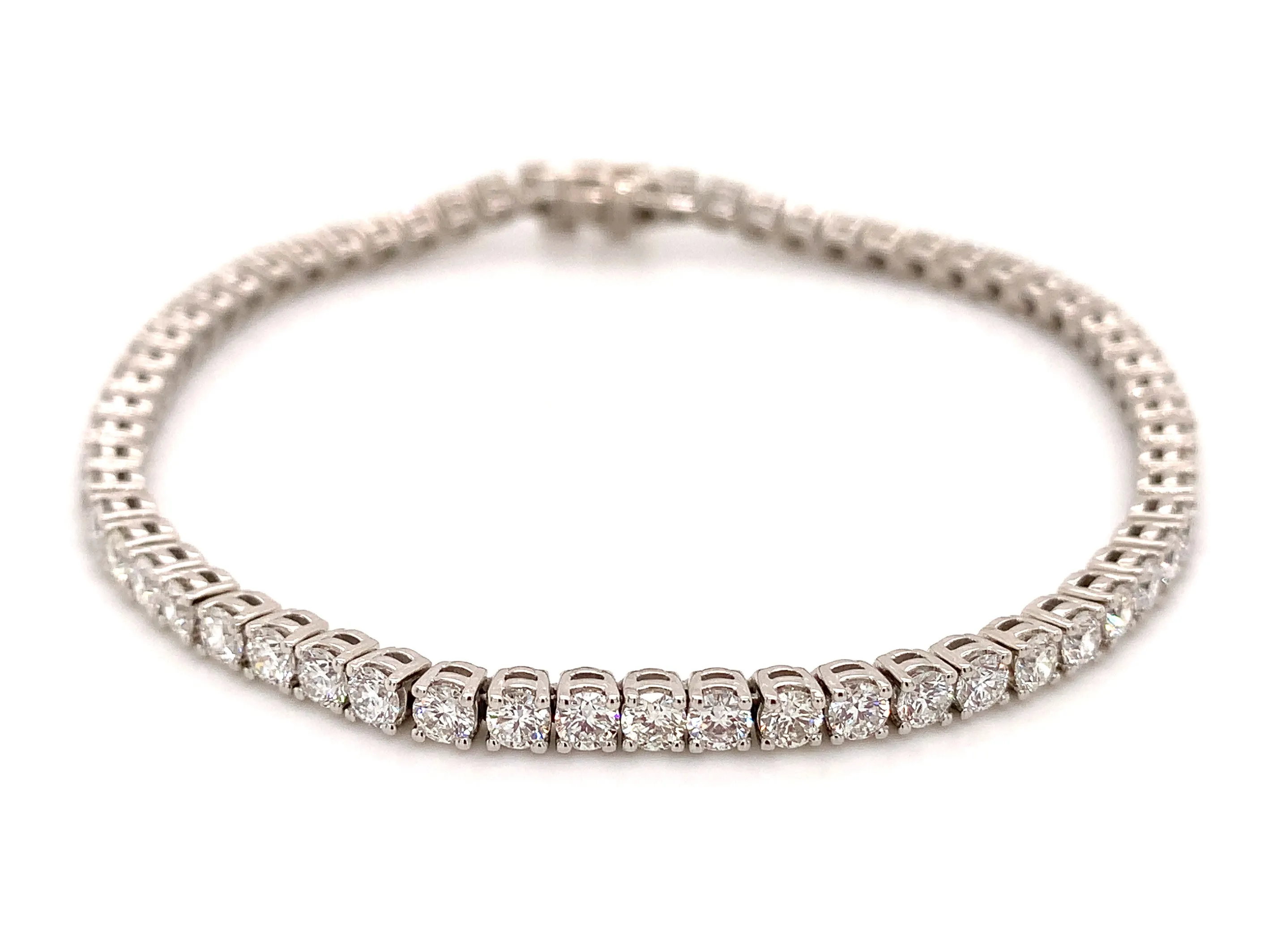 5.04ct t.w. Diamond Tennis Riviere Line Bracelet