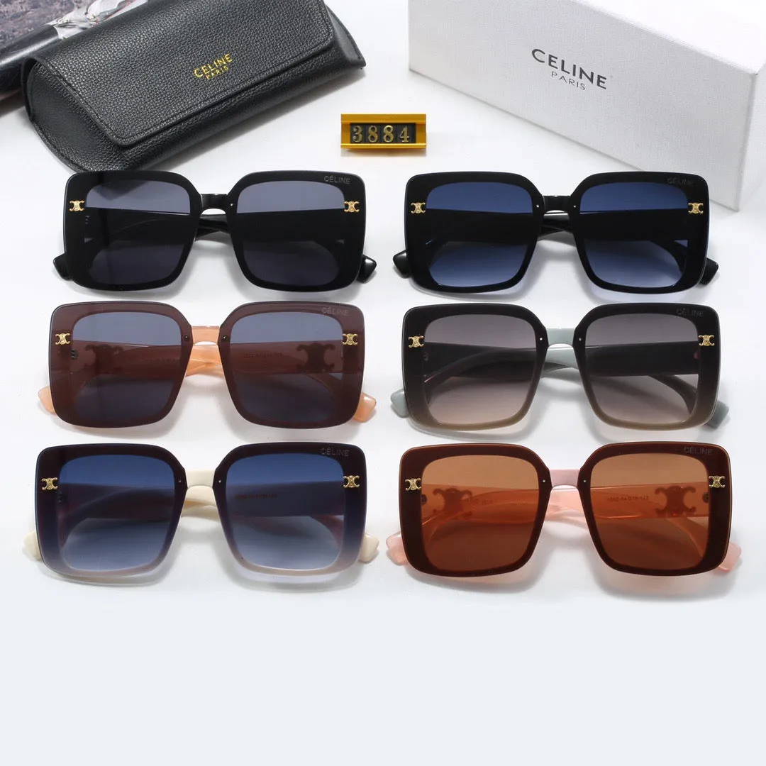6 Colors Stylish CE Letter Sunglasses