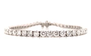 6.99ct t.w. Diamond Tennis Riviere Line Bracelet