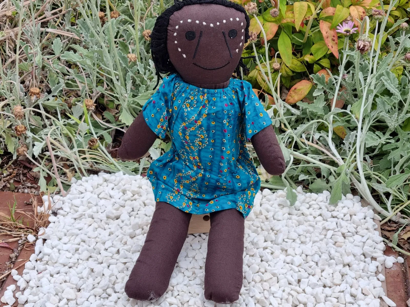 Aboriginal Girl Doll (Blue)