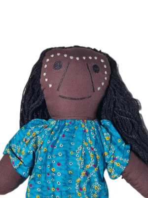 Aboriginal Girl Doll (Blue)