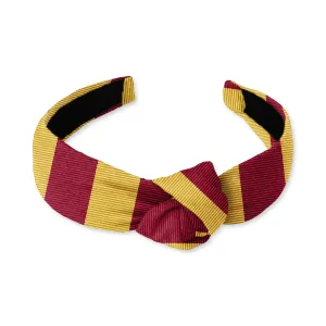 Academy Gold/Maroon - Knotted Headband