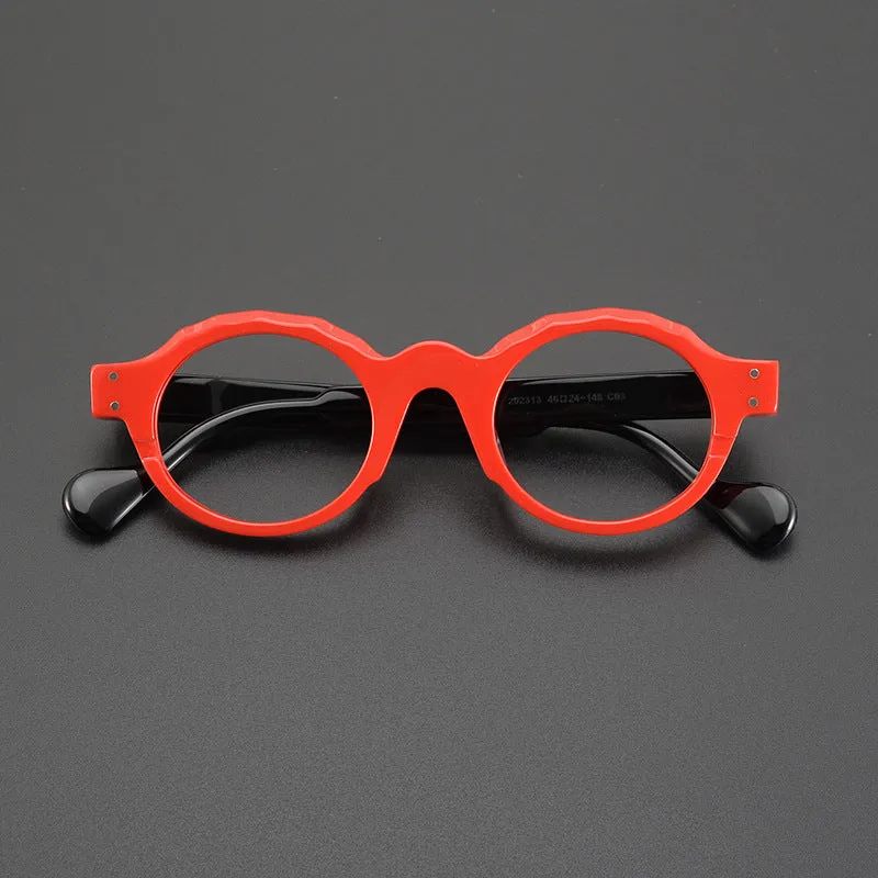 Acetate Round Glasses Frames SC202313