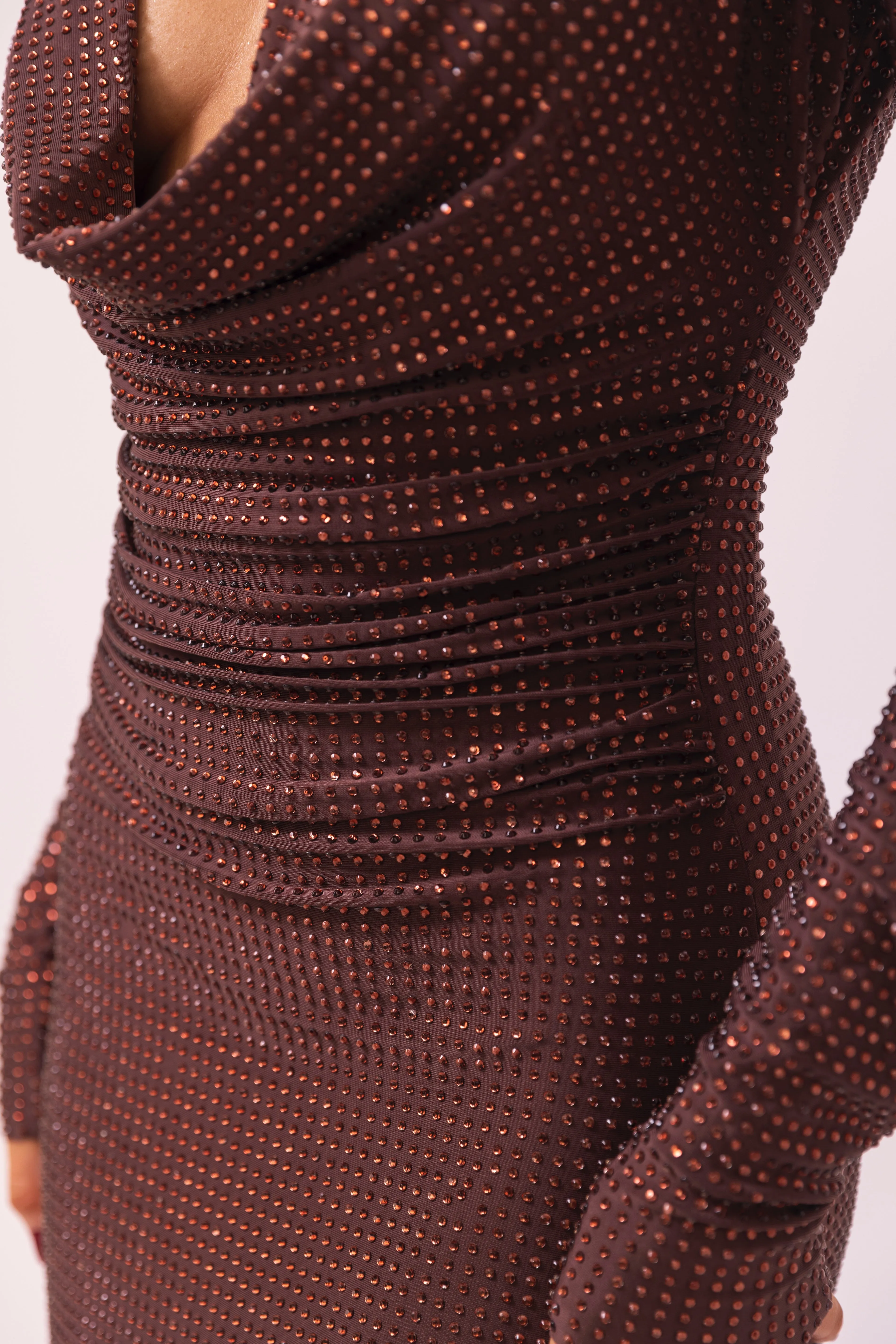 Adoria Brown Dress