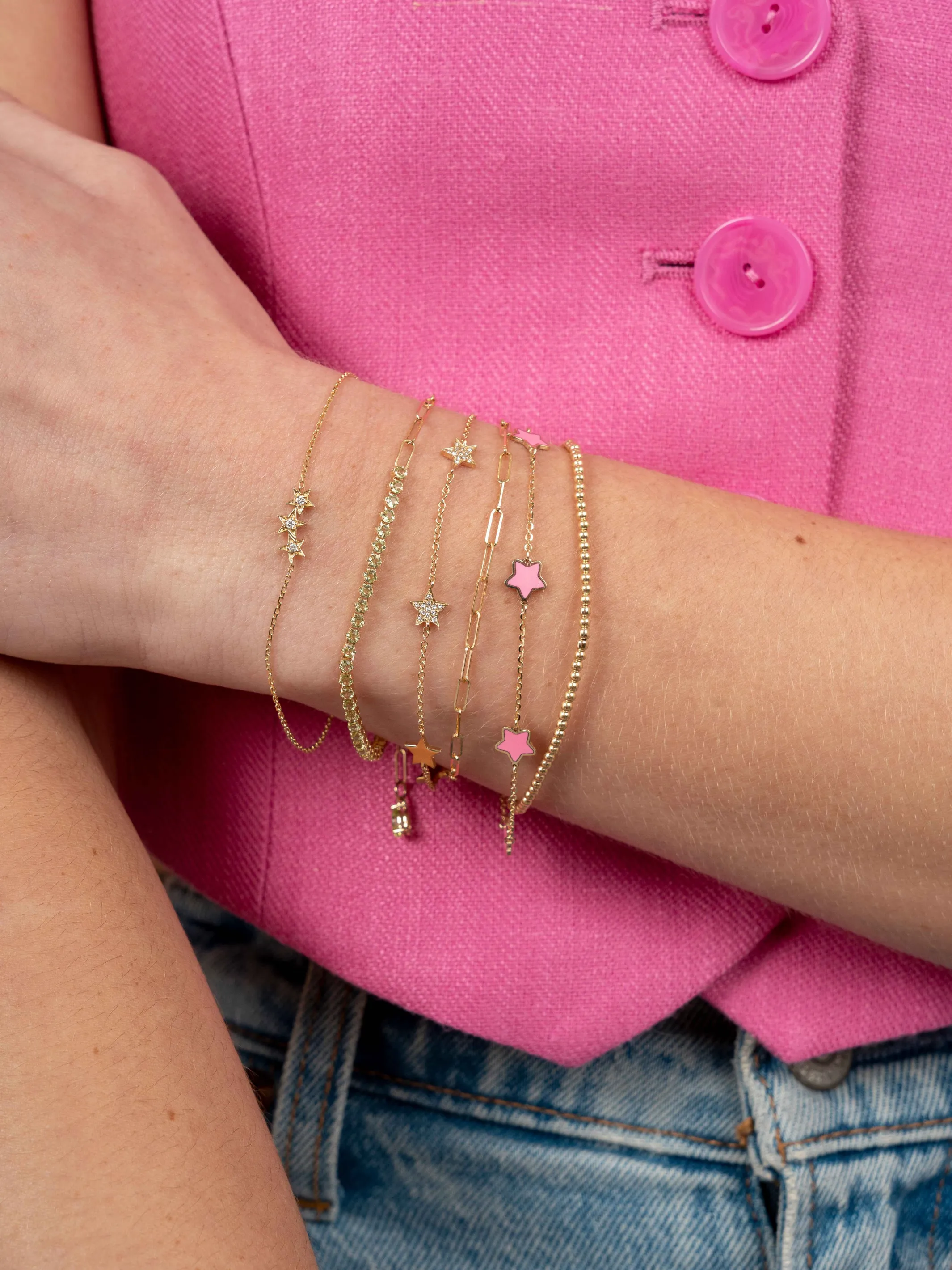 Allison Star Bracelet 14K