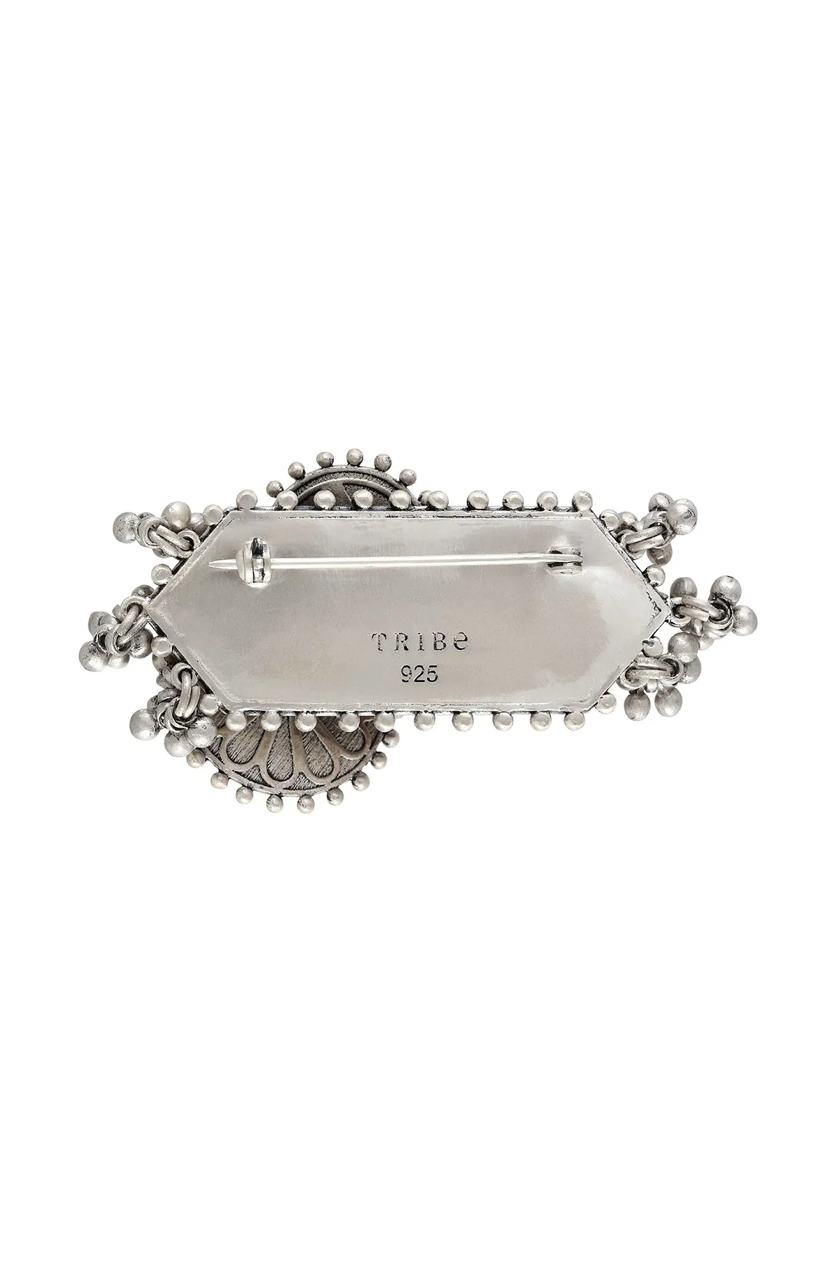 Amrapali silver brooch