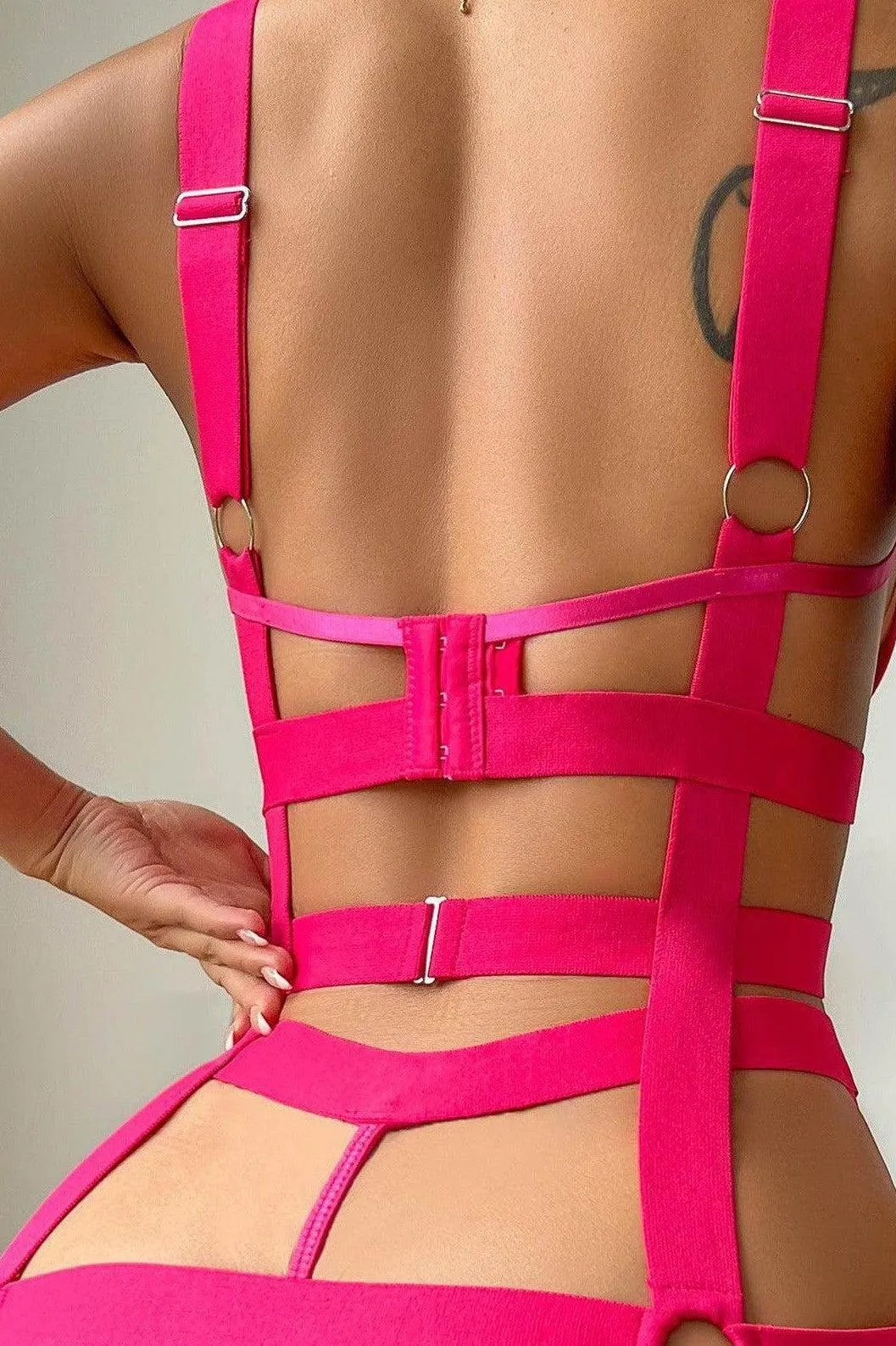 Anahi Bodysuit - Pink