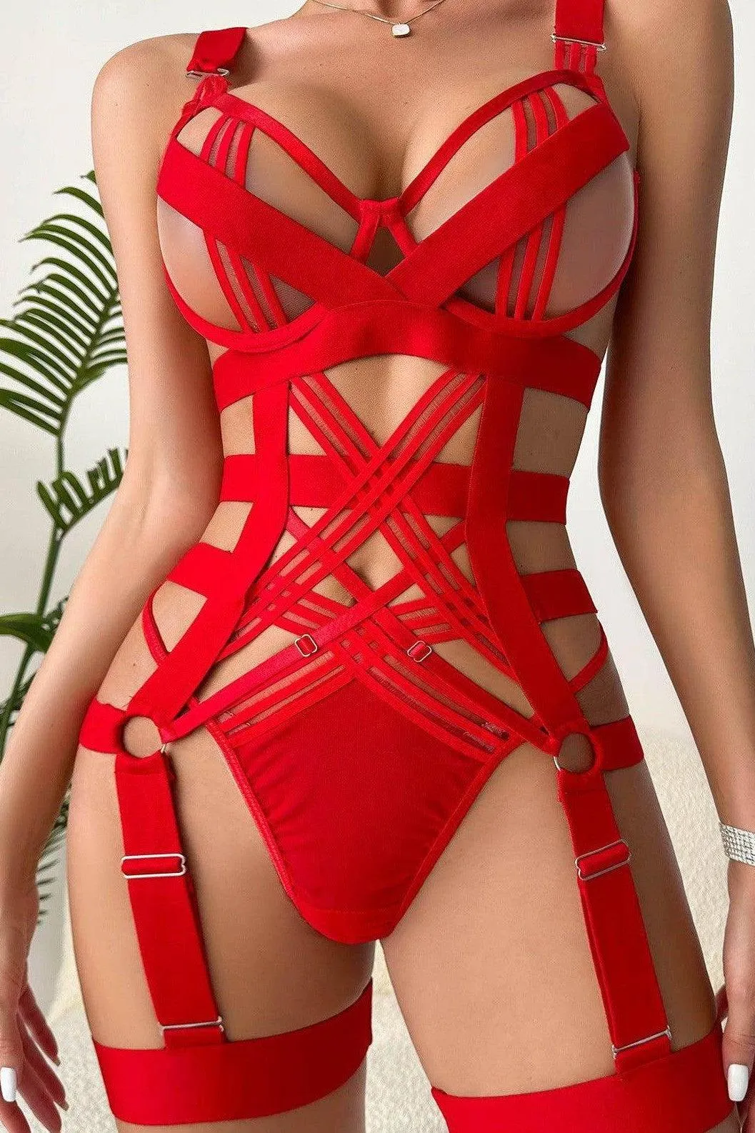 Anahi Bodysuit - Red