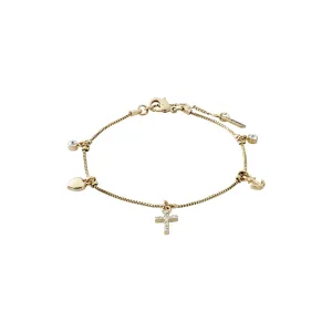 ANET CRYSTAL BRACELET / GOLD
