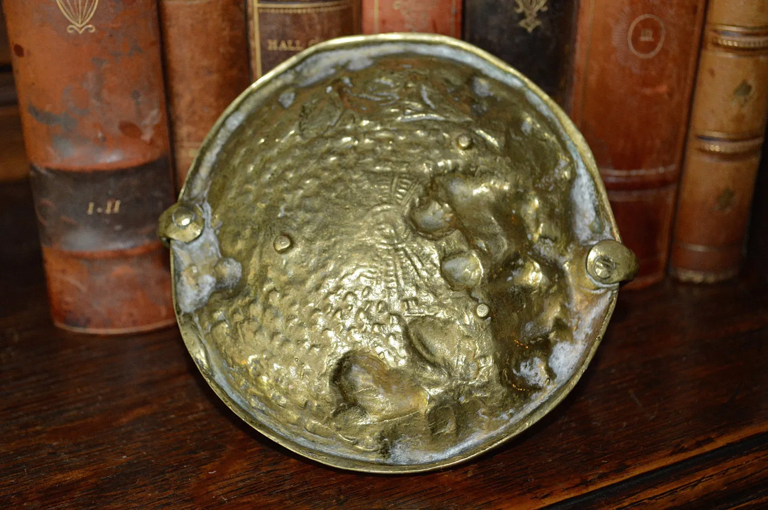 Antique French Ormolu Trinket Dish Decorative Accessory Berries Design