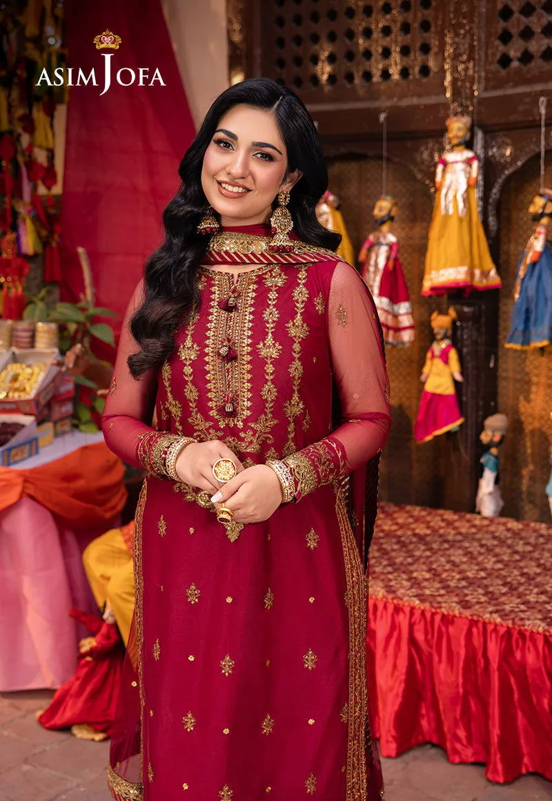 Asim Jofa Pyaar Diyan Gallan Unstitched 3pcs