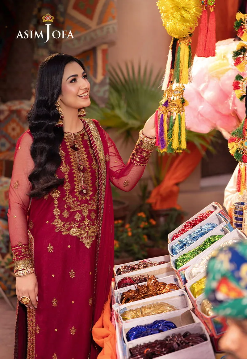 Asim Jofa Pyaar Diyan Gallan Unstitched 3pcs