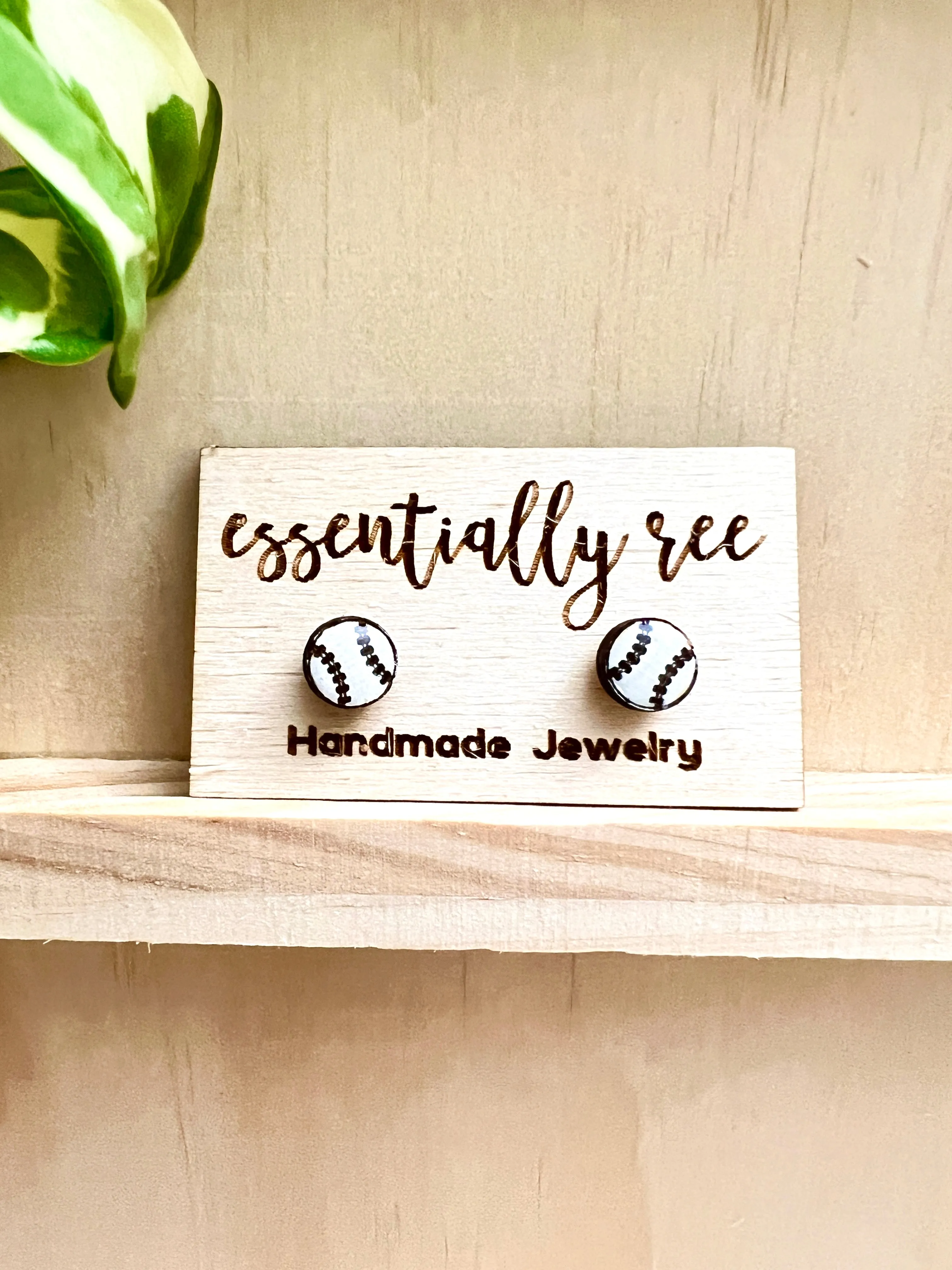 Baseball Earrings