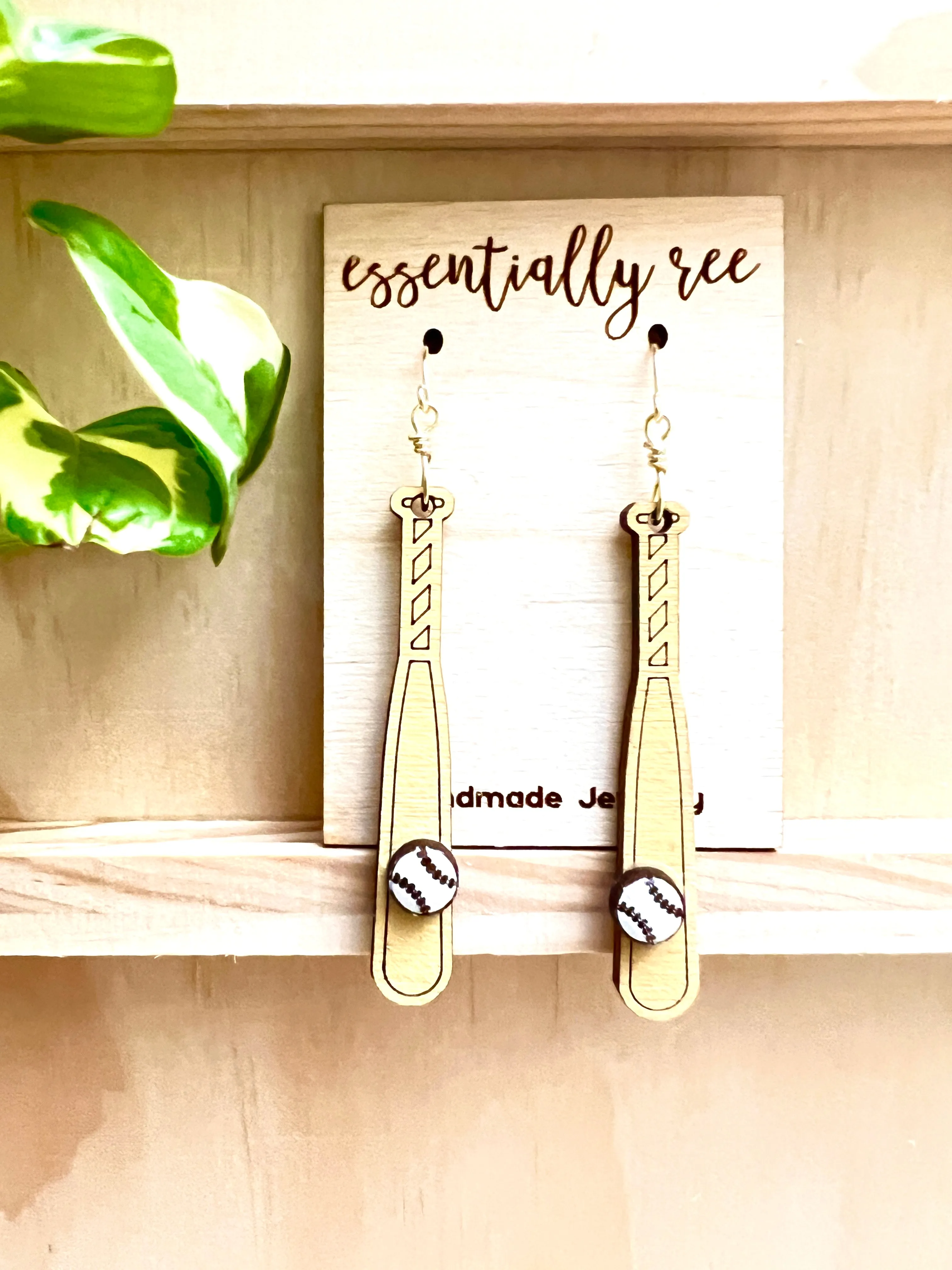 Baseball Earrings
