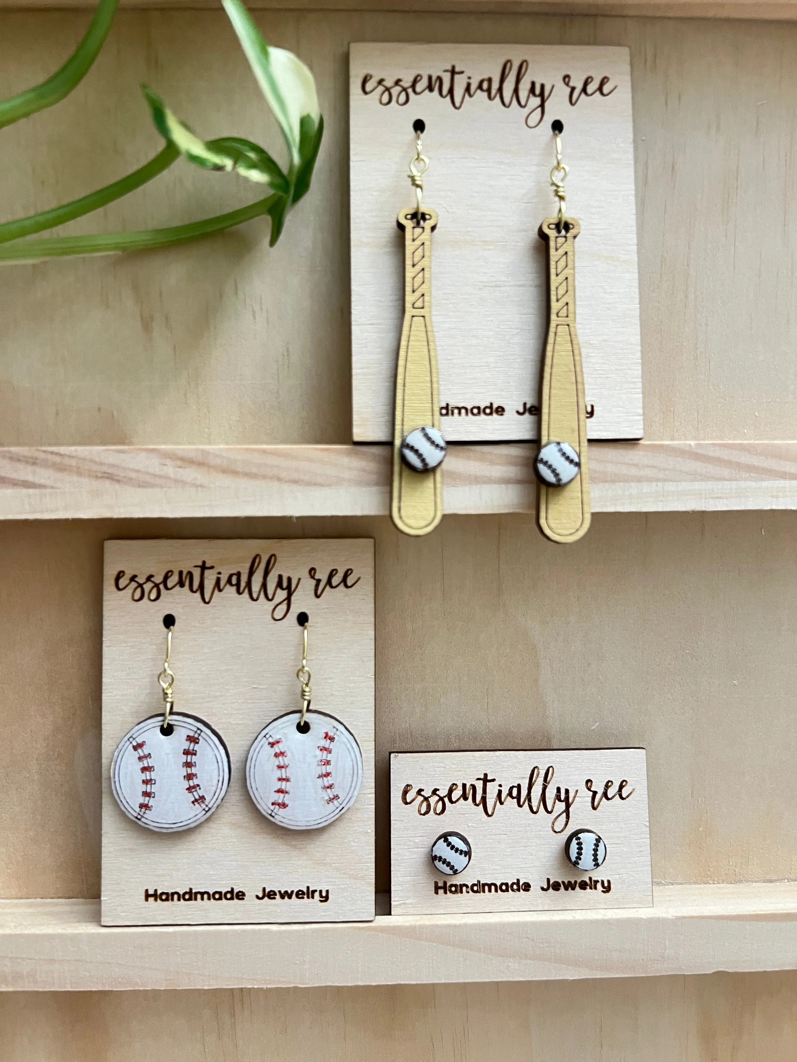 Baseball Earrings
