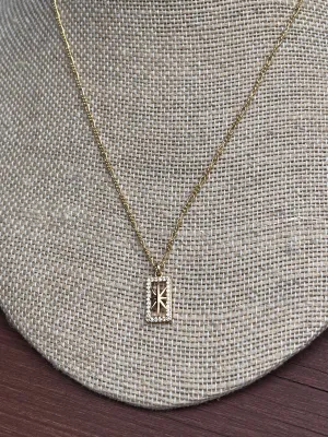 Beachybeads Figaro Chain Star Necklace