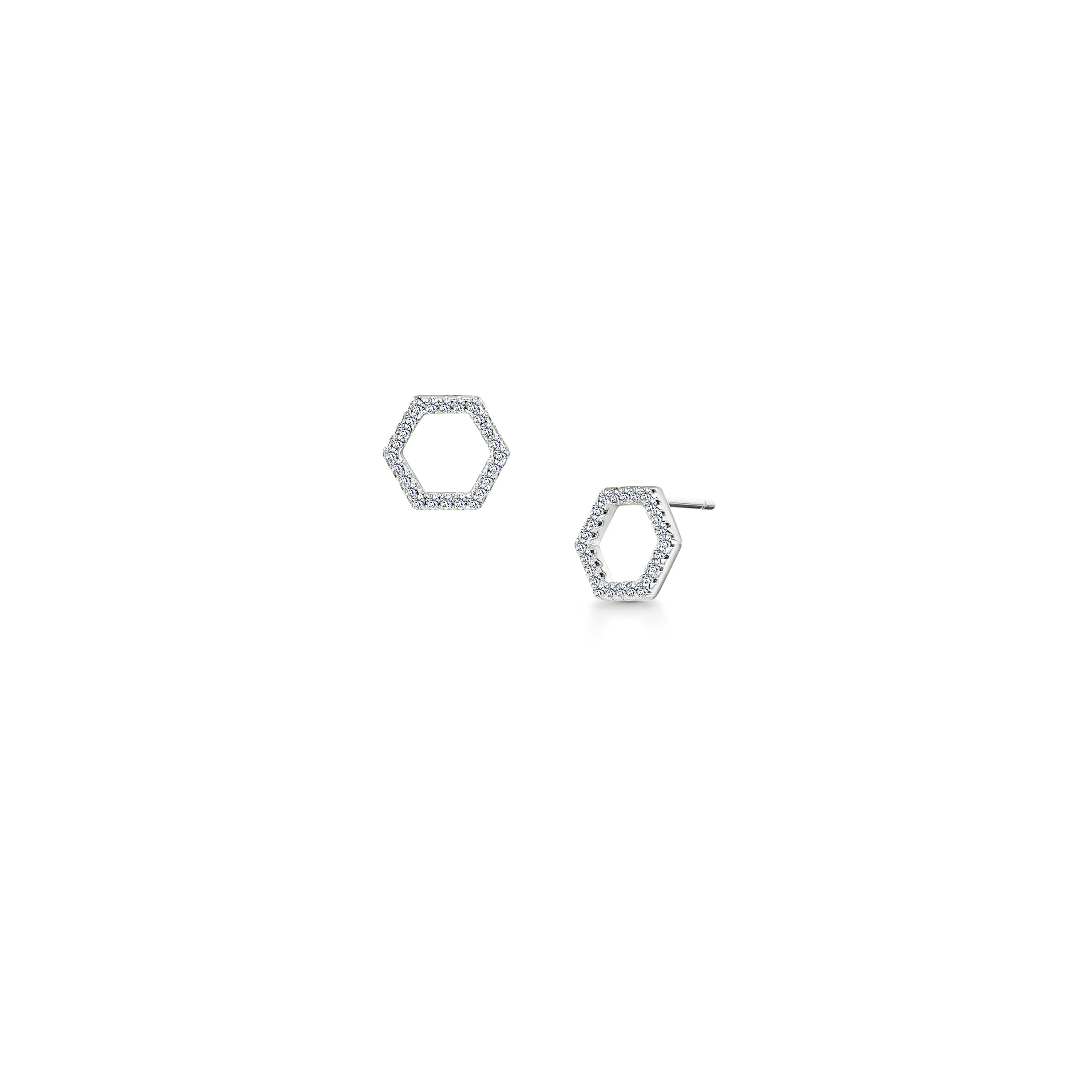 Beatrice Duo Studs - Gold/Rhodium