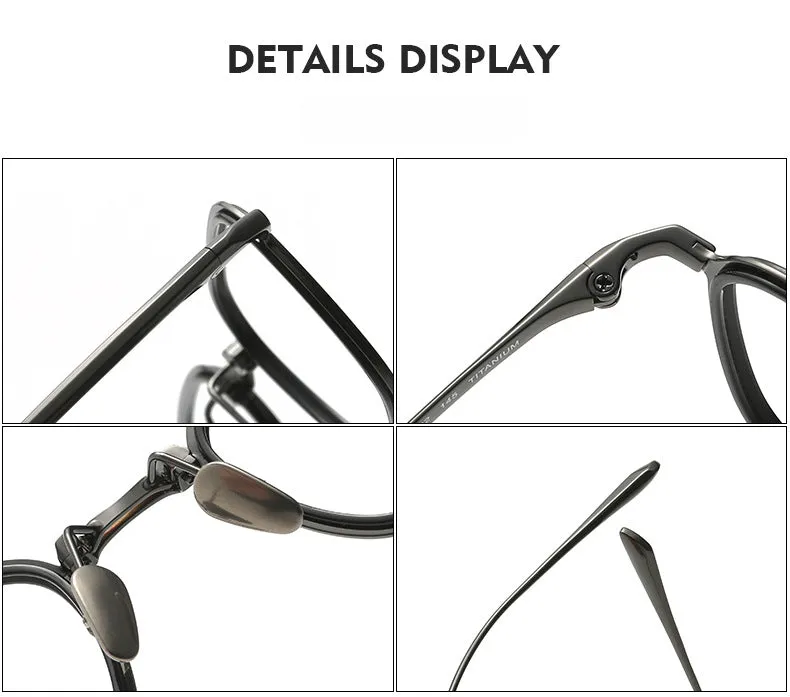 Beric Retro Titanium Ultra-Light Glasses Frame