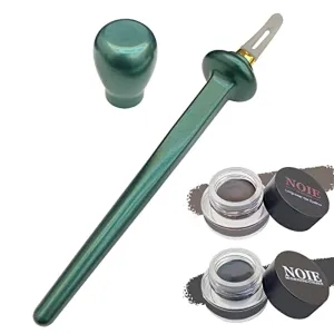 Black/Brown Silicone Eyeliner Tool Set Anti-shake Designlong-lasting Waterproof Eyeliner Guide Wand For Parkinson Patient Beginner