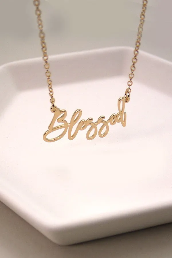 BLESSED Delicate Necklace