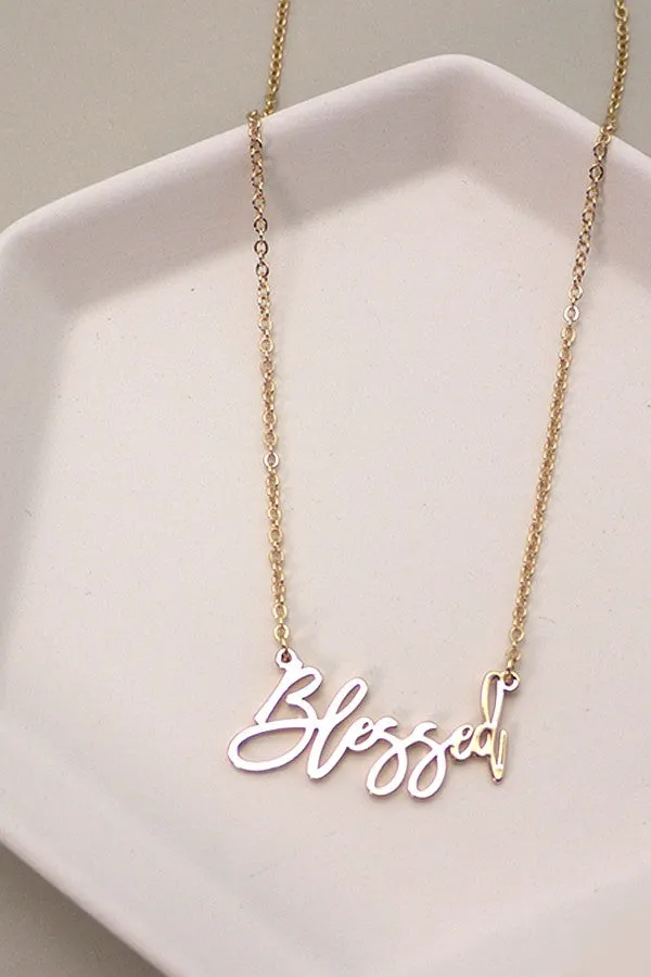 BLESSED Delicate Necklace