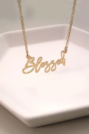 BLESSED Delicate Necklace