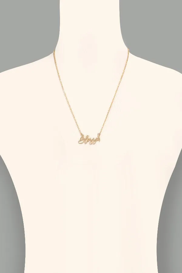 BLESSED Delicate Necklace