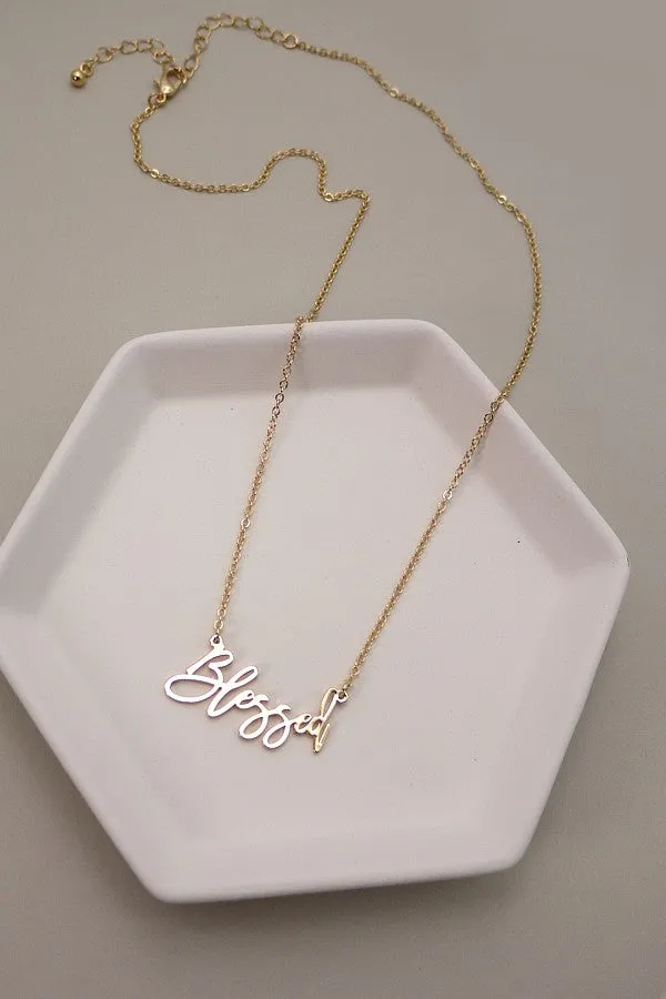 BLESSED Delicate Necklace